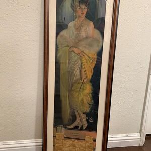 E.E. Kline Calendar - Art by Earl Christy (1926) 14.5" x 39" US - Framed