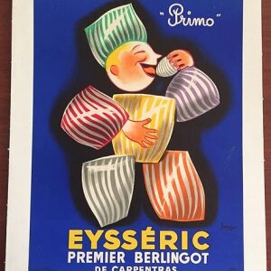 Eysseric - Art By Bellenger (1970) 11.75" X 15.625" French Advertising Poster LB
