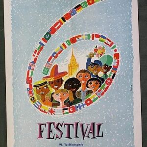 Festival Children?s Poster (Germany, 1957) 16.5? X 23.25? Advertising Poster