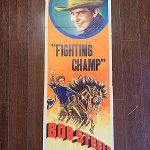 Fighting Champ - Bob Steele (1932) US Insert Movie Poster