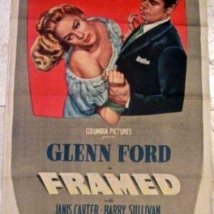 Framed '47 1 SH Glenn Ford Sucker For Film Noir Femme Fatale!