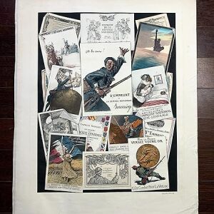 French War Poster Collage (unk) 22" X 30" French War Poster