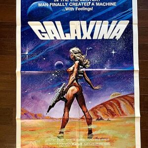 Galaxina And Galaxy Of Terror (1980's) US One Sheet Movie Posters X2 - Folded