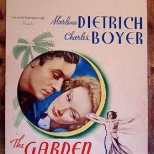 Garden Of Allah '36 Window Card Poster Marlene Dietrich & Charles Boyer!