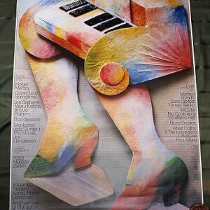 German Jazz Festival (Germany, 1991) 33" X 46" Advertising Poster