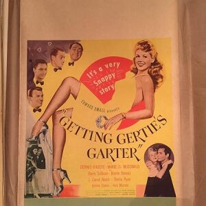 Getting Gertie's Garter - Pin-up Girl (1945) US Window Card Movie Poster