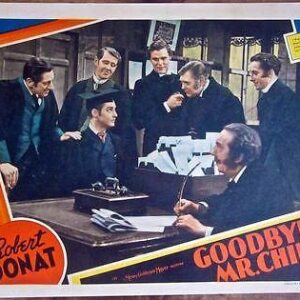 Goodbye Mr. Chips - Original 1939 Lobby Card Poster- Donat Gets Tips From Teacher