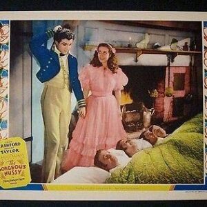 Gorgeous Hussy 1936 NM Lobby Card Joan Crawford & Robert Taylor Bundle Up! Rare!