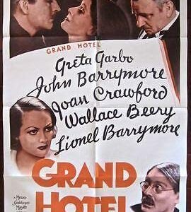 Grand Hotel - Vintage R62 One Sheet Poster - All Star Cast Garbo & Barrymore!!