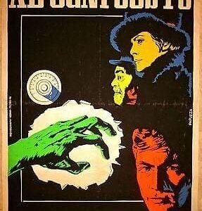 Grand Slam '67 Ital 39"x55" Edward G. Robinson Caper Flick ~ Papuzza Dayglo Art!