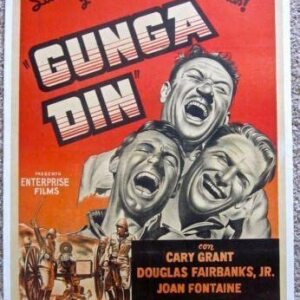 Gunga Din 1939 Argentinean LB Poster-grant Douglas Fairbanks Jr