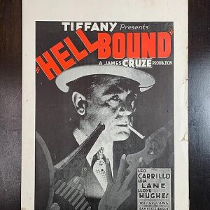 Hell Bound - John Russell Noir (1931) US Window Card Movie Poster