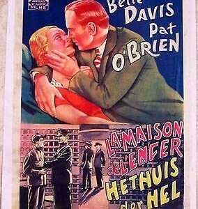 Hell's House '32 LB Pre-war Belgian! Early Bette Davis Rare