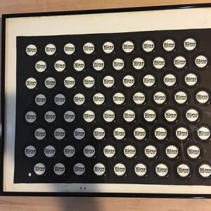Hires Root Beer Bottle Cap (1950's) US Advertising Printers Sheet - Framed