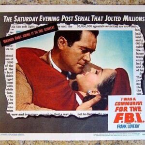 I Was A Communist For The F.b.i. '51 NM LC #7 Great Frank Lovejoy C/u! Film Noir