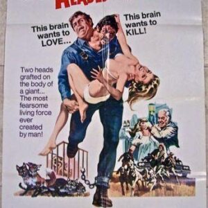 Incredible 2 Headed Transplant '71 1 SH Science Fiction Horror Doppleganger!