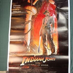 Indiana Jones And The Temple Of Doom (USA, 1984) 58" X 38" Movie Poster