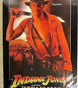 Indiana Jones & The Temple Of Doom '84 Advance 1 SH Poster Rolled Harrison Ford!