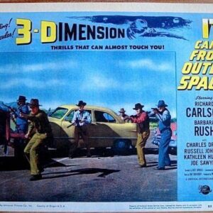 It Came From Outer Space 1953 Lobby Card #4 3-d Science Fiction Horror Classic!