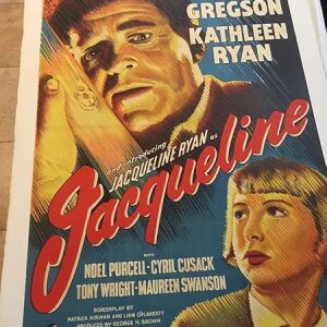 Jacqueline (1956) US One Sheet Movie Poster LB