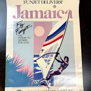 Jamaica - Funjet (1943) 17" X 22" US Travel Poster