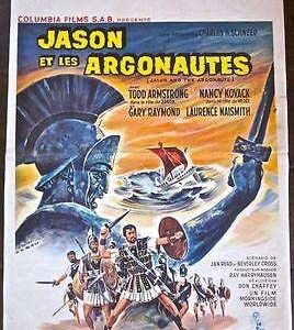Jason & The Argonauts 1962 Belgian Poster - Cool Japres Chrau Art