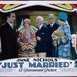 Just Married - 1928 Lobby Card Poster - Rare Paramount Silent!!