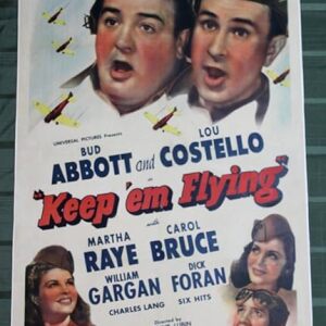 Keep 'Em Flying (USA, 1941) US One Sheet Movie Poster