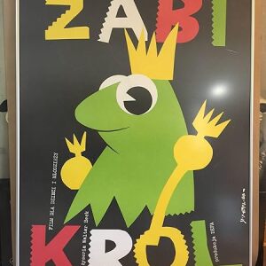 Kill The King (1972) Polish Children's Poster - UV No Glare - Framed