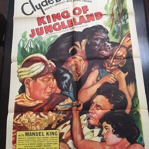 King Of Jungleland (r-1949) US One Sheet Movie Poster - Folded