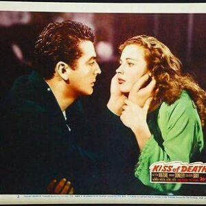 Kiss Of Death '47 VF LC #2 Victor Mature & Colleen Gray ~ Knockout Noir Portrait