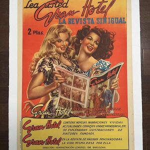 La Revisita Gran Hotel (1940) 16.5" X 23.5" Spanish Movie Poster LB