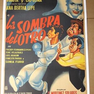 La Sombra Del Otro (1957) Art By Cabral Mexican 1 SH Movie Poster LB