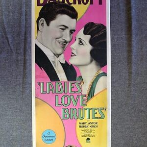 Ladies Love Brutes (1930) US Insert Movie Poster