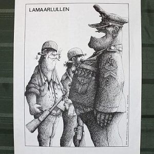 Lamaarlullen 'let Him Babble' (netherlands, 1973) 17" X 12" Recruitment Broadsheet