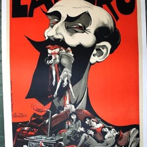 Landru (1920) 31.75" X 43" Dutch Stage Production Poster LB