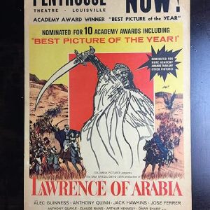 Lawrence Of Arabia - Alec Guinness (1962) US Window Card Movie Poster
