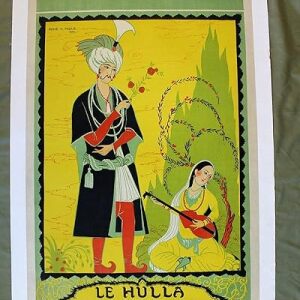 Le Hulla - Art By Rene Pesle (1923) 30" X 47" French Theater Poster LB