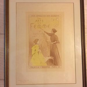 Les Arts De La Femme (1899) French Advertising Poster - Framed