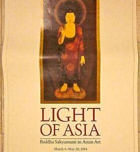 Light Of Asia - 1984 Museum Exhibit Advertising Poster - Cool Artwork!!