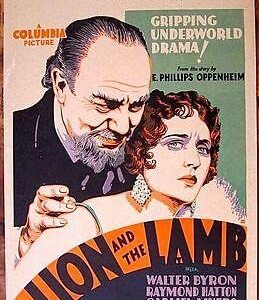 Lion & Lamb '31 Pre-code WC Poster ~ Kidnapping Heiress Underworld!