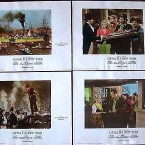 Little Old New York '39 4 Photo Lobby Cards Macmurray Invents Steamboat
