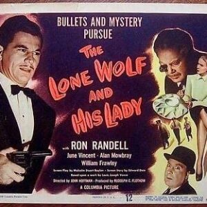 Lone Wolf & His Lady 1949 Title Card ~ Ron Randall Bullets & Mystery Film Noir!