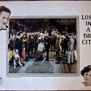Lost In A Big City - Original 1923 Lobby Card Poster- Alcohol Bootlegging Silent!