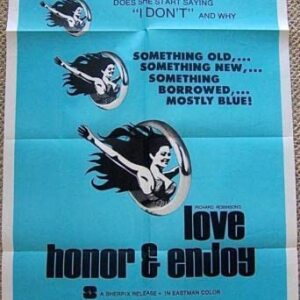 Love, Honor & Enjoy '74 X-rated Adult Sex Tale! Incredibly Rare!