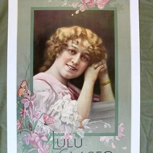 Lulu Glaser - Movie And Play Actress (1907) 26" X 40" US Theater Poster LB
