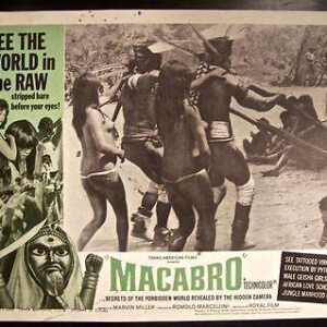 Macabro '66 LC Set See Execution By Python! Tattooed Virgins! Male Geisha Girls!