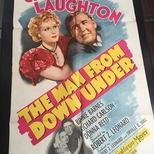 Man From Down Under, The (1943) US One Sheet Movie Poster - Folded