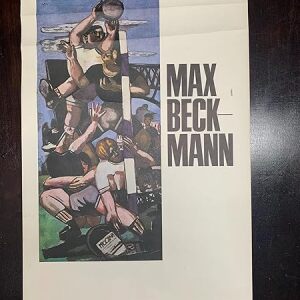 Max Beckman - Rugby (1968) 15.75" X 23.5" Belgian Advertising Poster