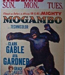 Mogambo '53 WC Gable ~ Gardner & Grace Kelly W/gun In Hand & A Giant Ape! ~ Wow!
